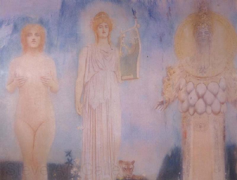 Fernand Khnopff Orpheus France oil painting art